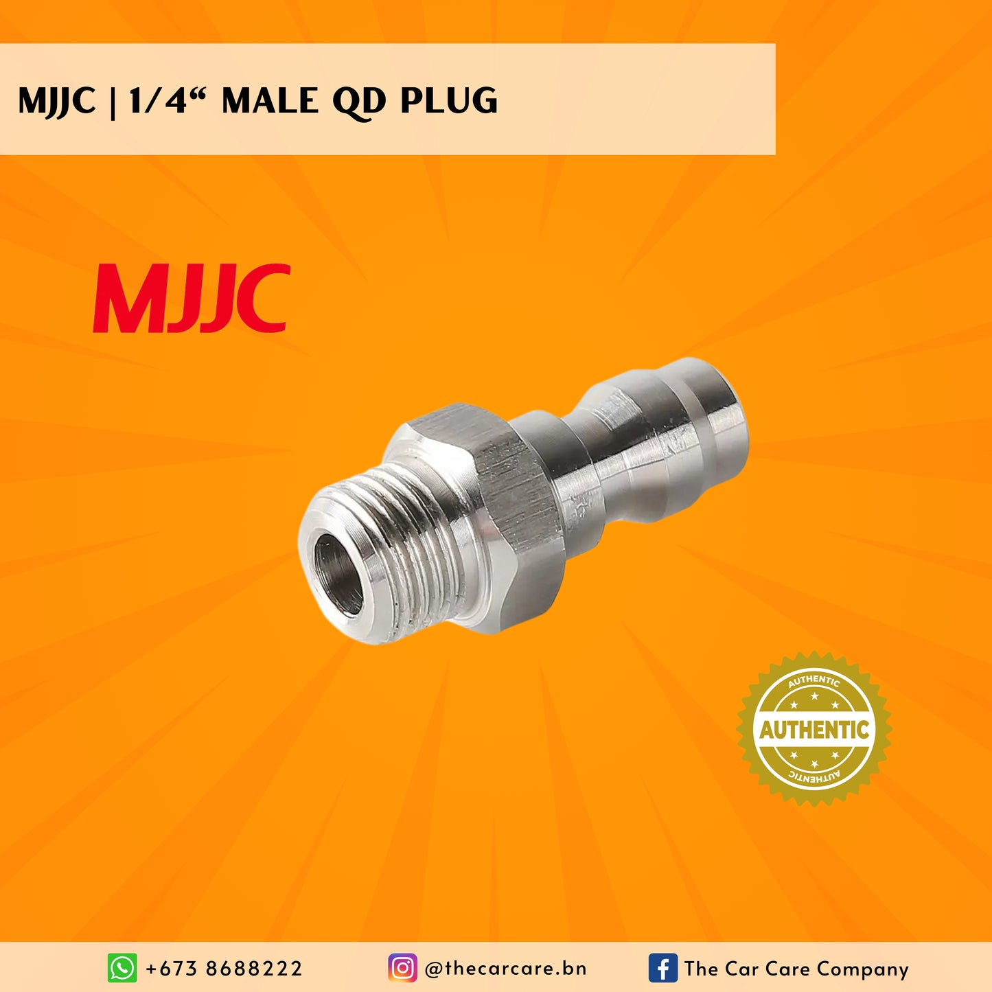 1/4" Male QD Plug