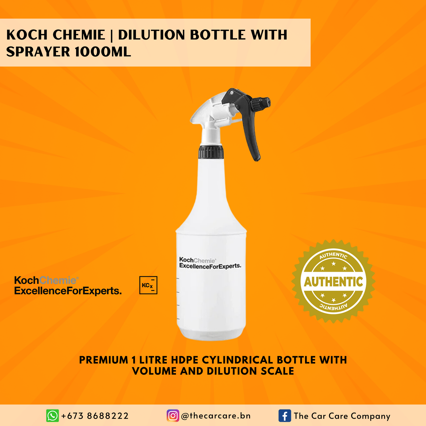 Dilution Bottle with Sprayer 1000ml