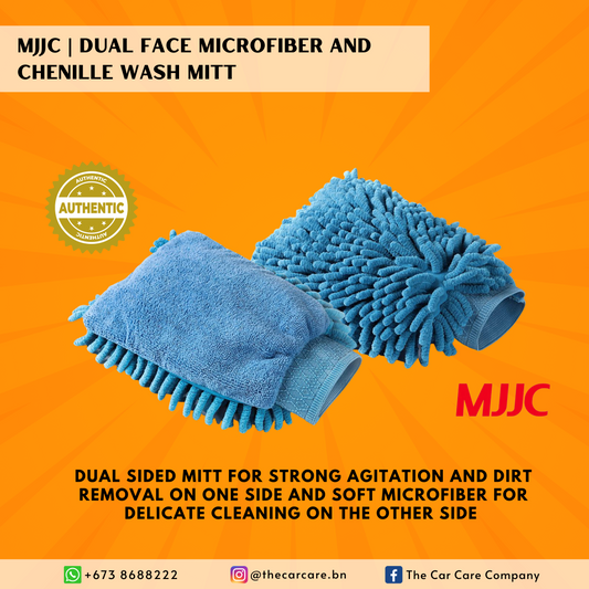 Dual Face Microfiber and Chenille Wash Mitt