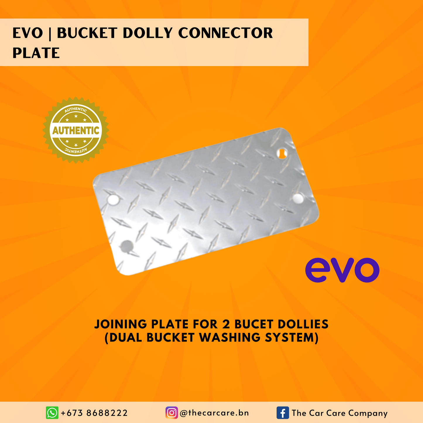 Bucket Dolly Connector Plate