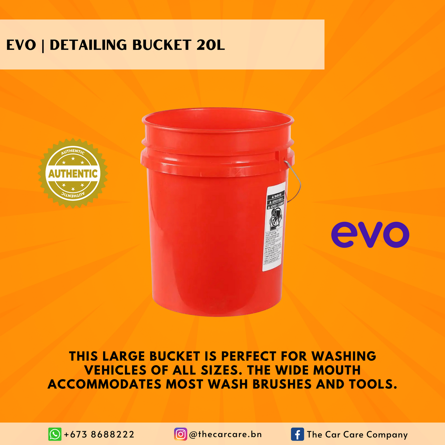 Detailing Bucket 20L