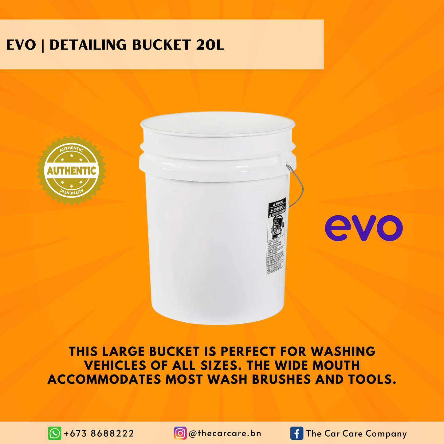 Detailing Bucket 20L