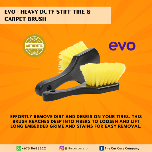 Heavy Duty Stiff Tire & Carpet Brush