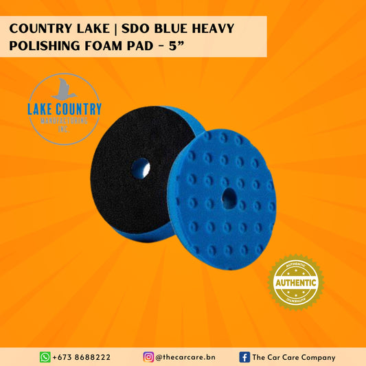 SDO Blue Heavy Polishing Foam Pad - 5"