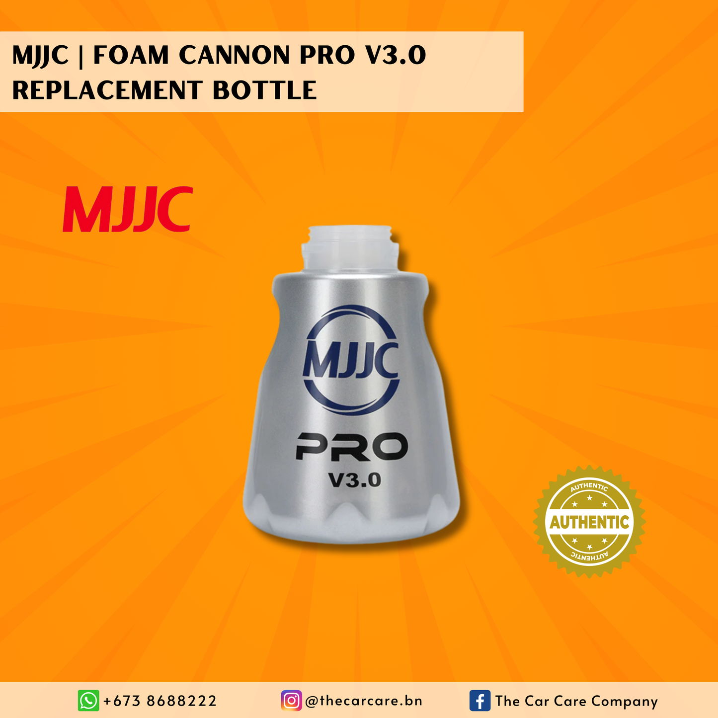 Foam Cannon Pro V3.0 Replacement Bottle