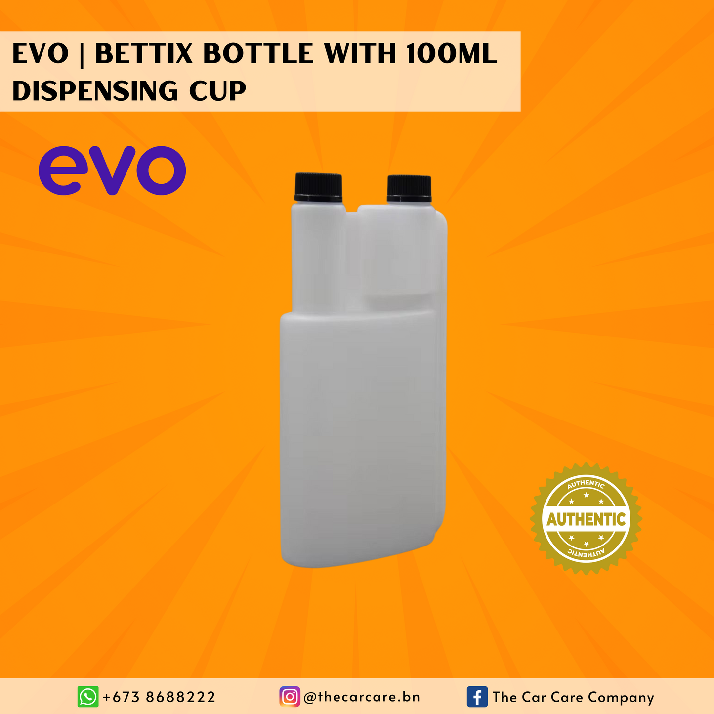 Bettix Bottle with 100ml Dispensing Cup