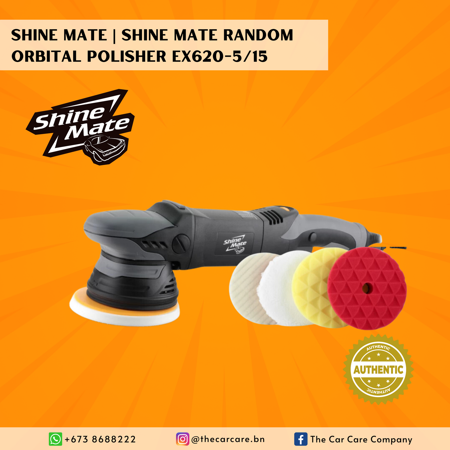 Shine Mate Random Orbital Polisher EX620-5/15