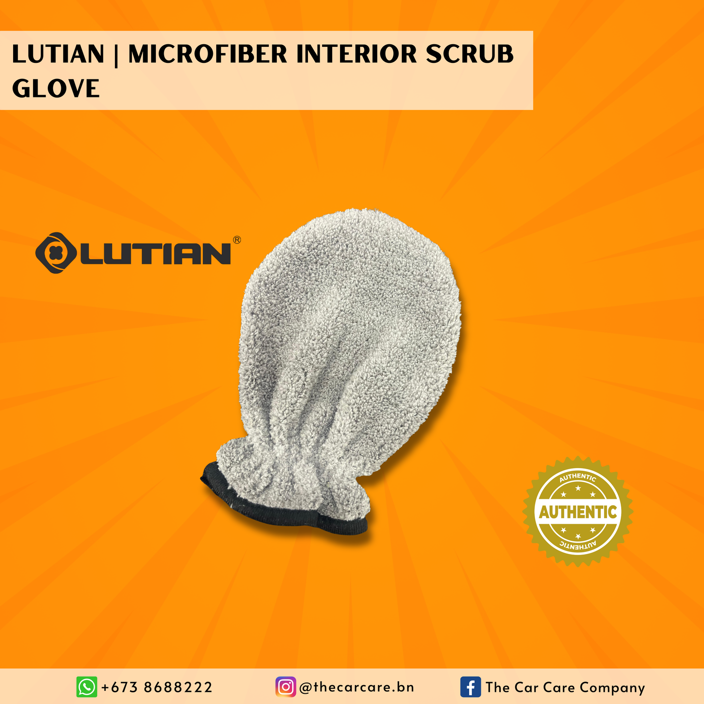 Microfiber Interior Scrub Glove