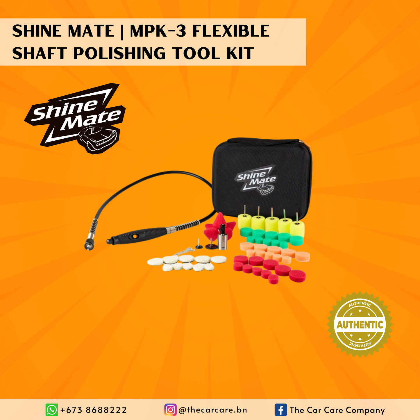 MPK-3 Flexible Shaft Polishing Tool Kit