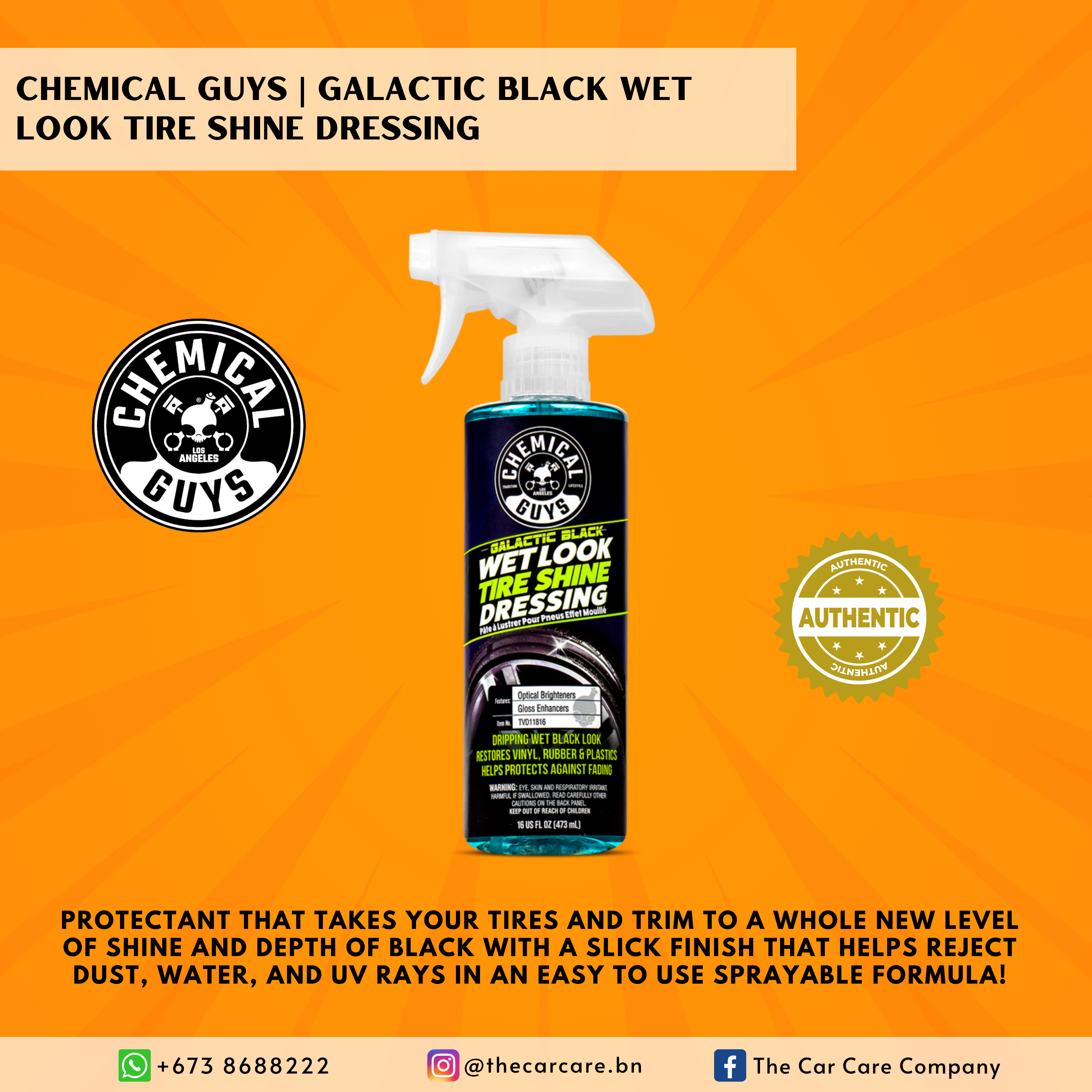 Galactic Black Wet Look Tire Shine Dressing The Car Care Company Galactic Black Wet Look Tire Shine Dressing The Car Care Company