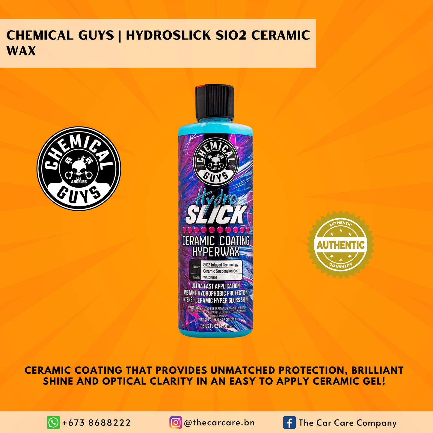 HydroSlick SiO2 Ceramic Wax