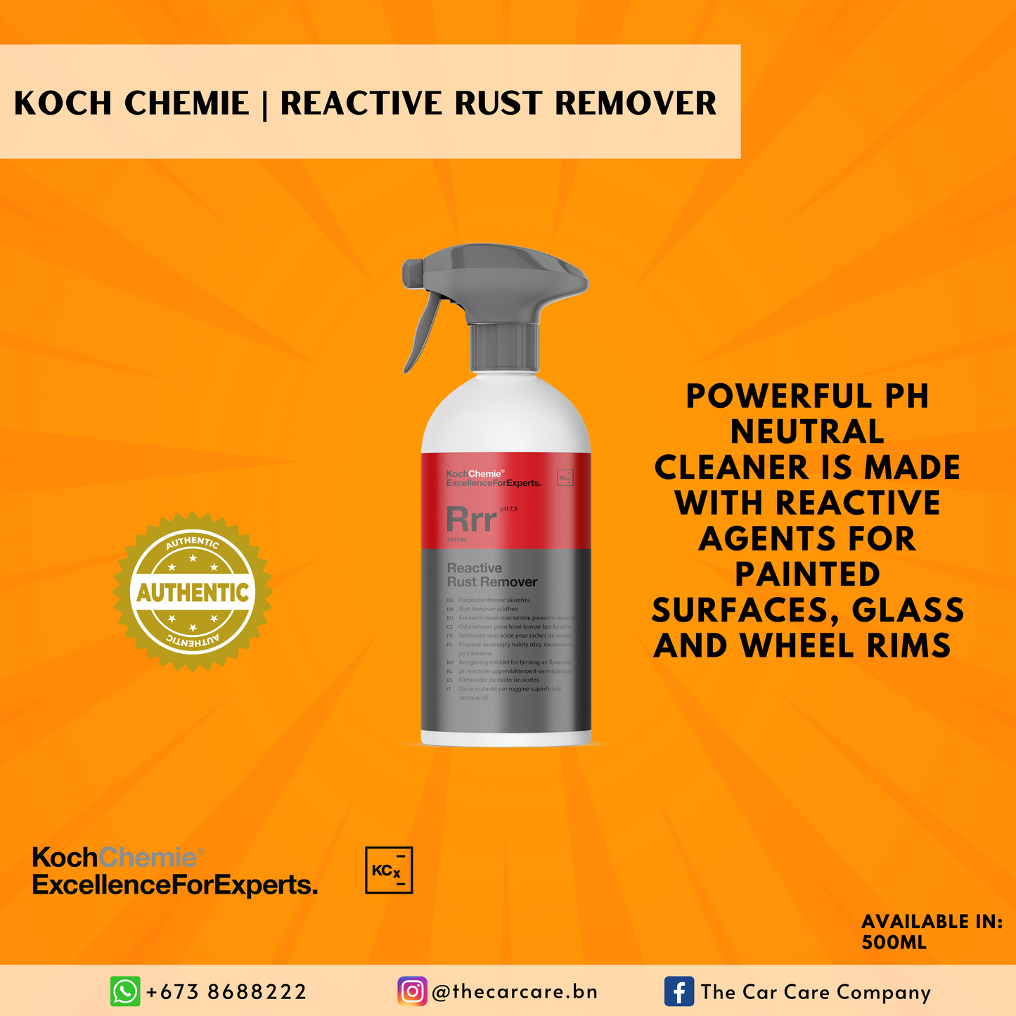RRR Reactive Rust Remover