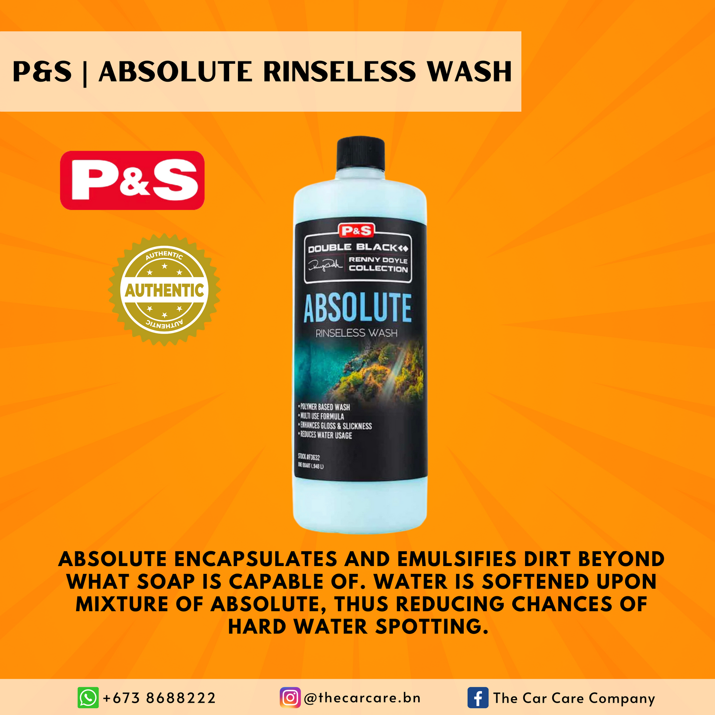 Absolute Rinseless Wash