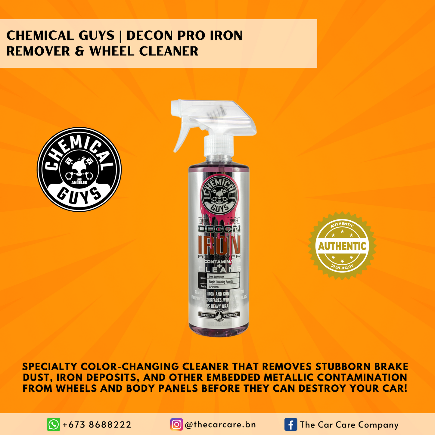 Decon Pro Iron Remover & Wheel Cleaner