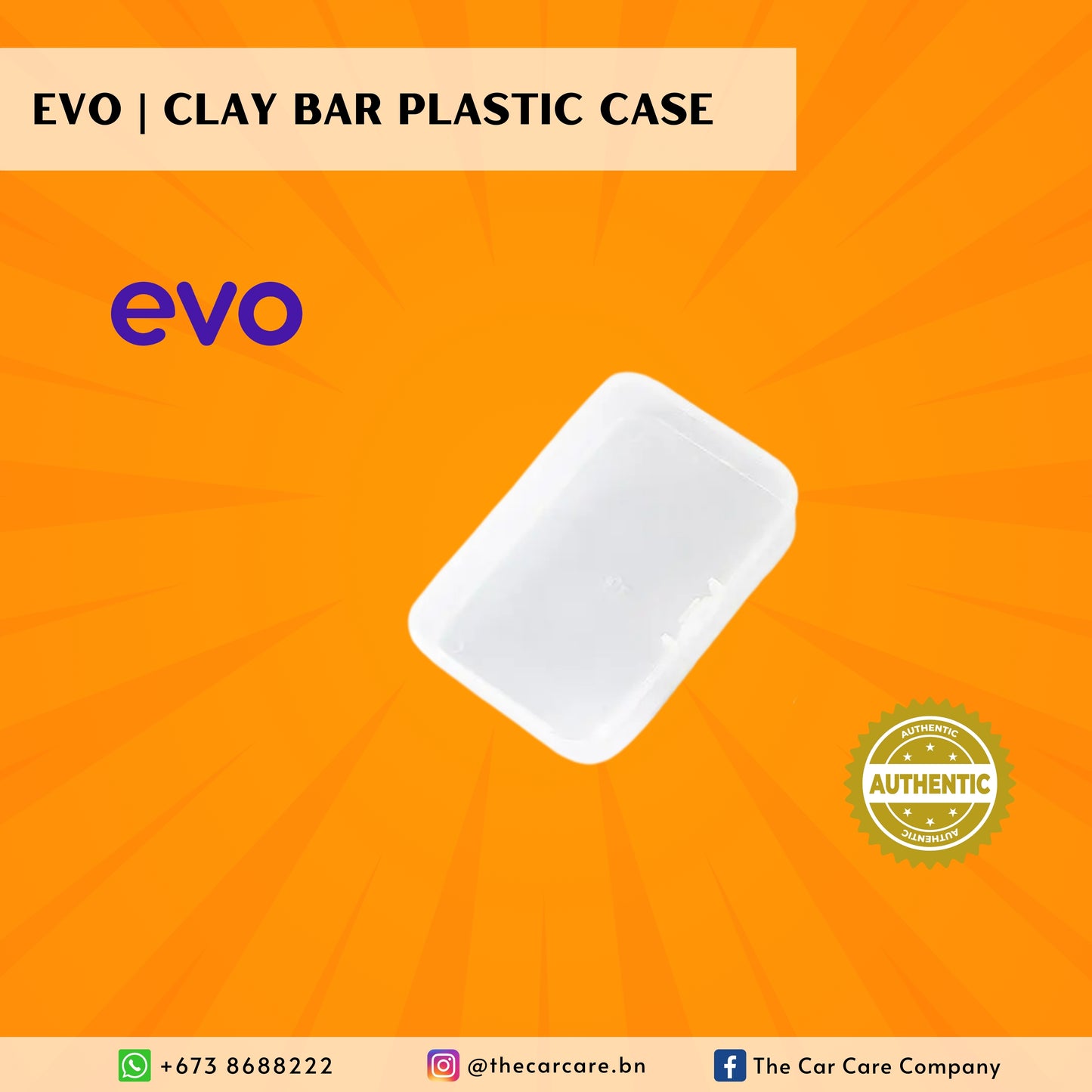 Clay Bar Plastic Case - 200g