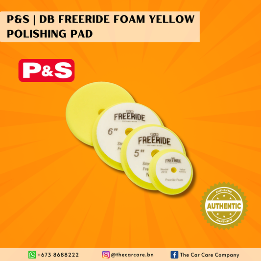 DB Freeride Foam Yellow Polishing Pad - 2 pack