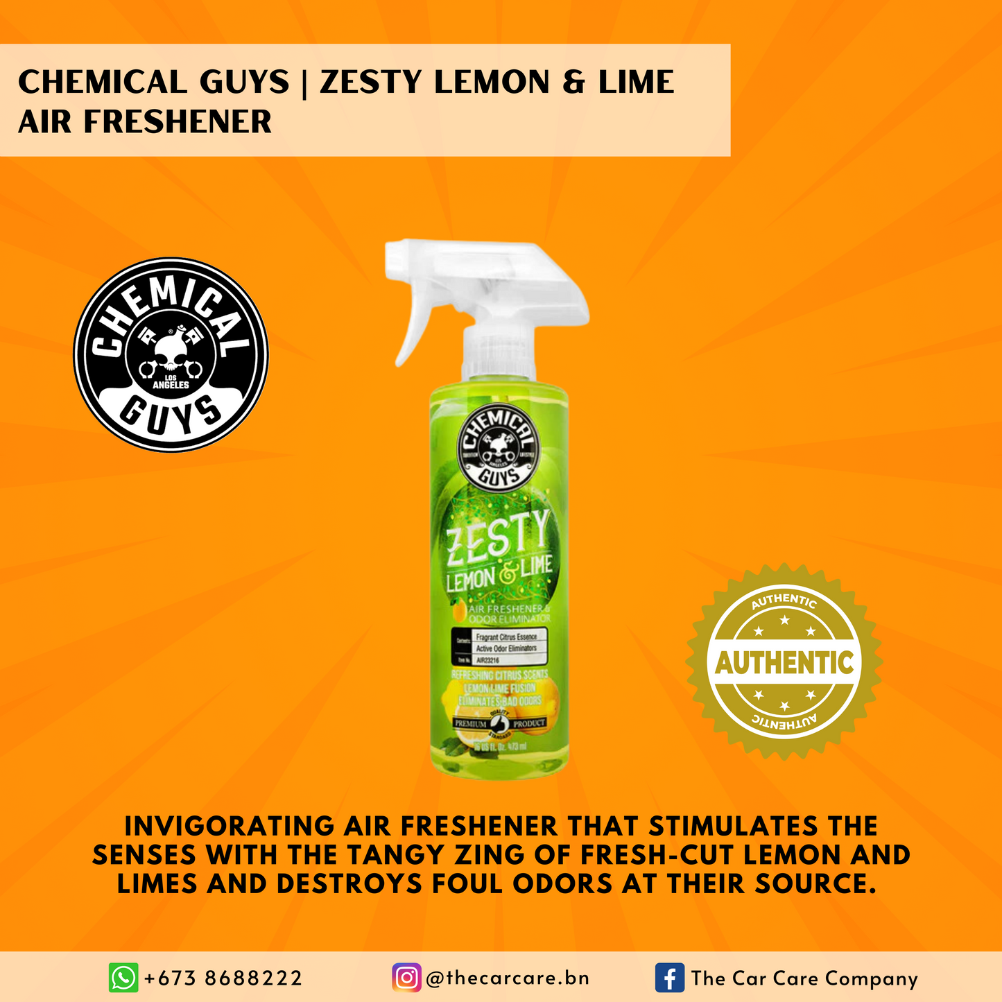 Zesty Lemon & Lime Air Freshener