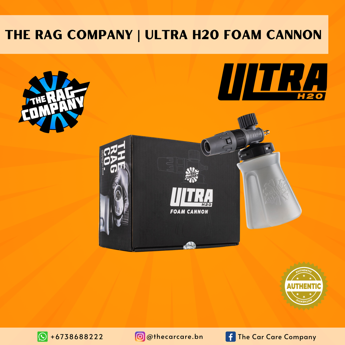 Ultra H2O Foam Cannon