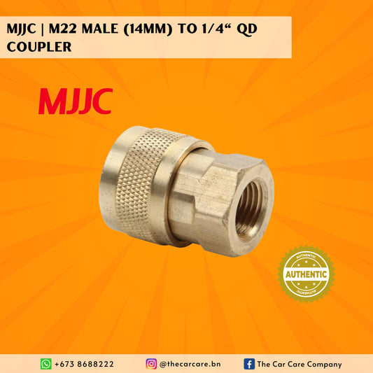M22 Male (14mm) to 1/4" QD Coupler
