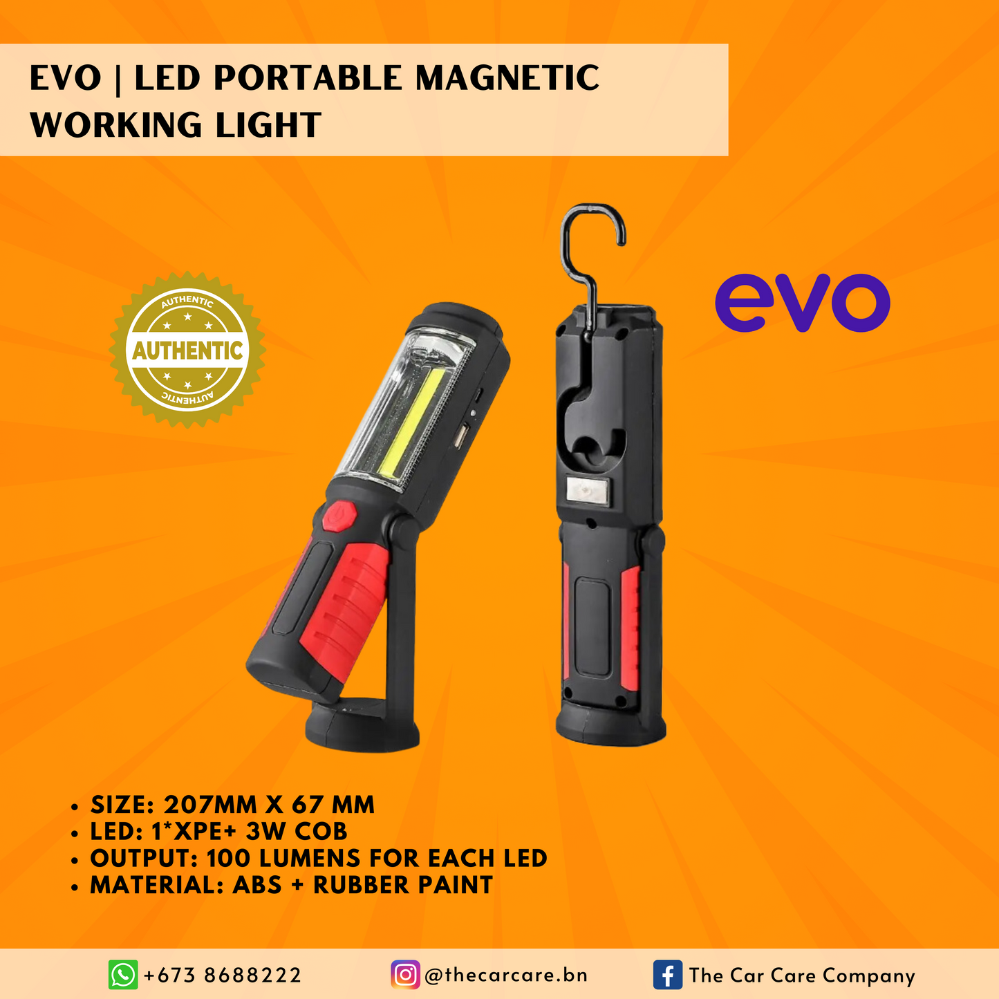 LED Portable Magnetic Working Light