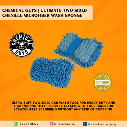 Ultimate Two Sided Chenille Microfiber Wash Sponge