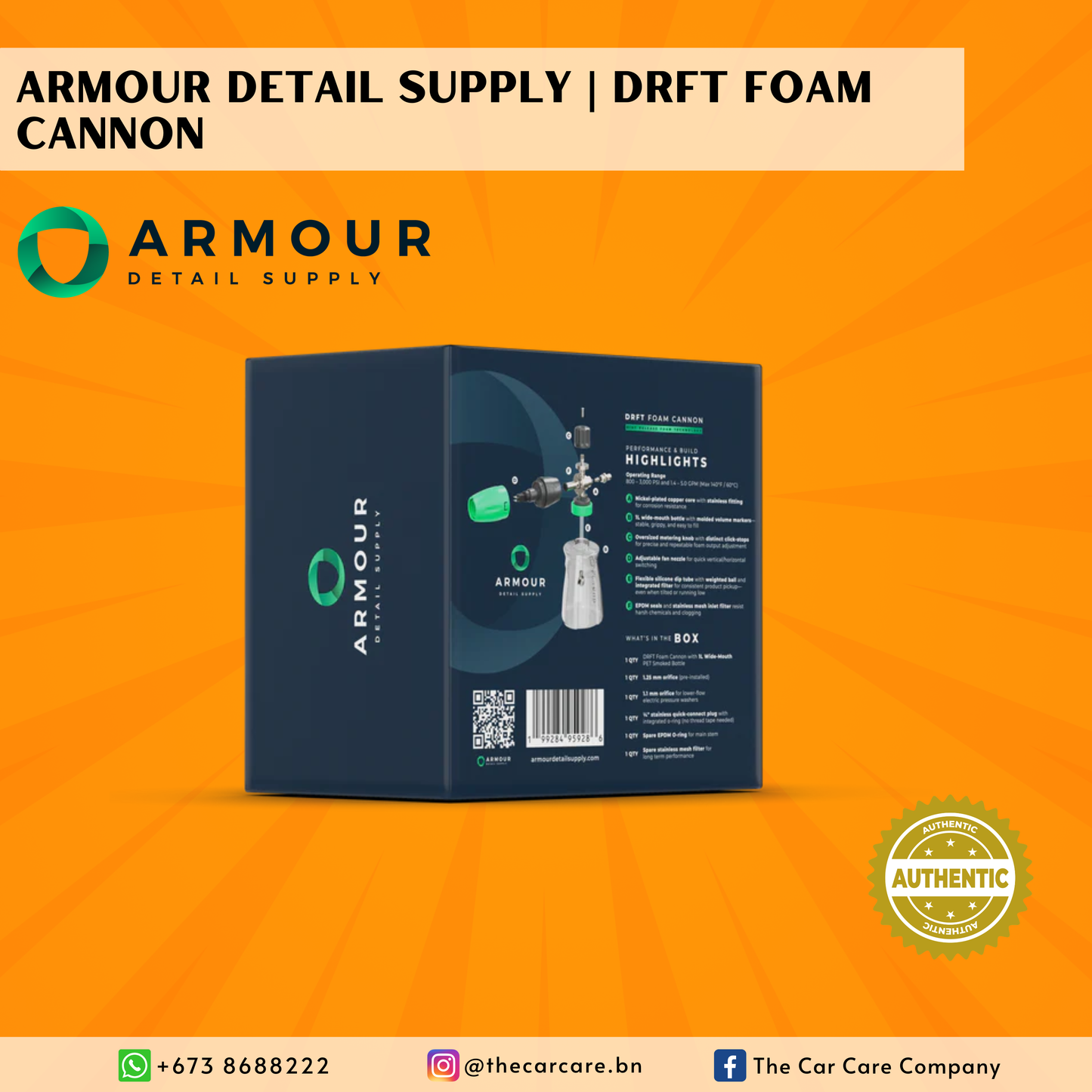 DRFT Foam Cannon