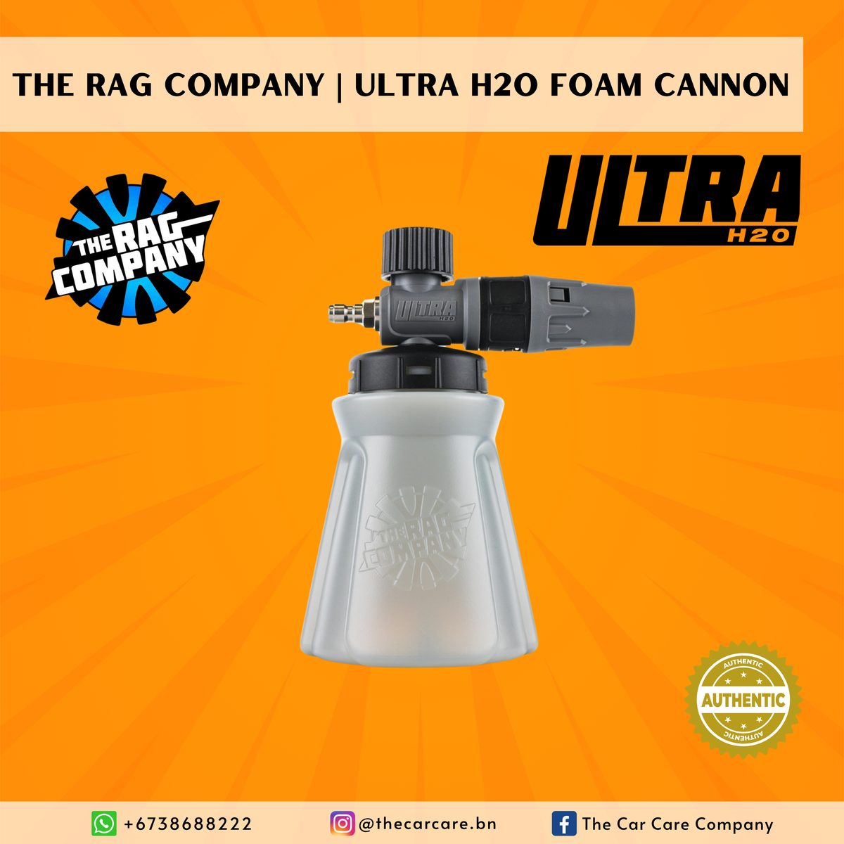 Ultra H2O Foam Cannon