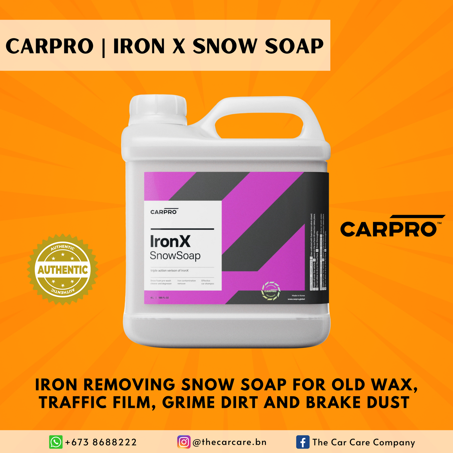 Iron X Snow Soap