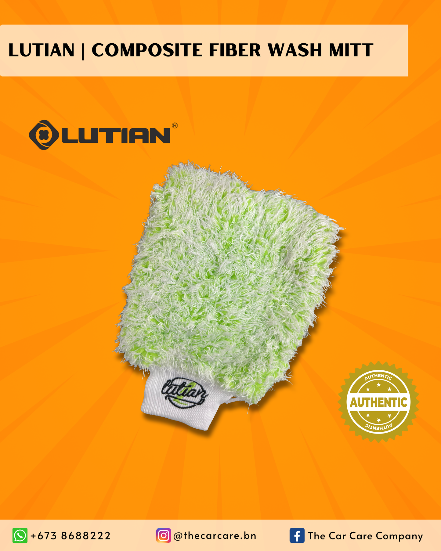 Composite Fiber Wash Mitt