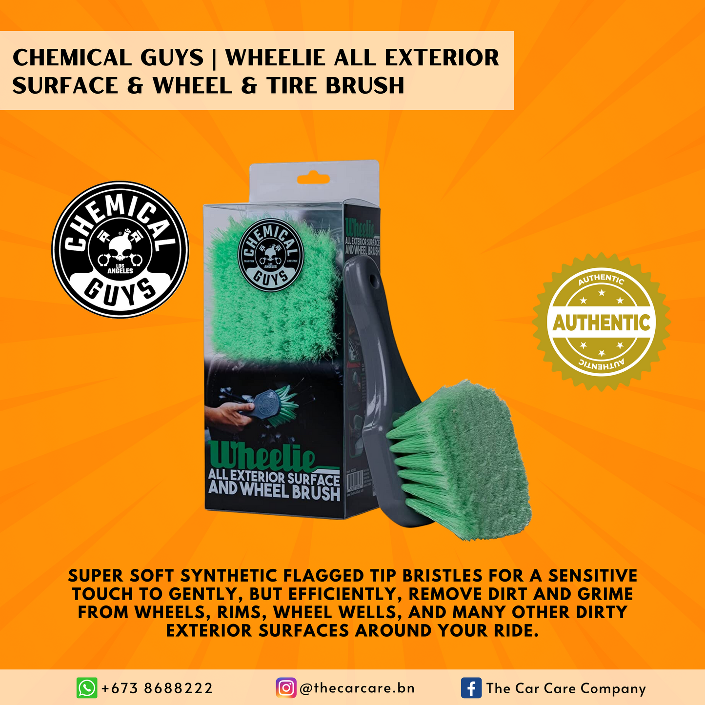 Wheelie All Exterior Surface and Wheel Brush