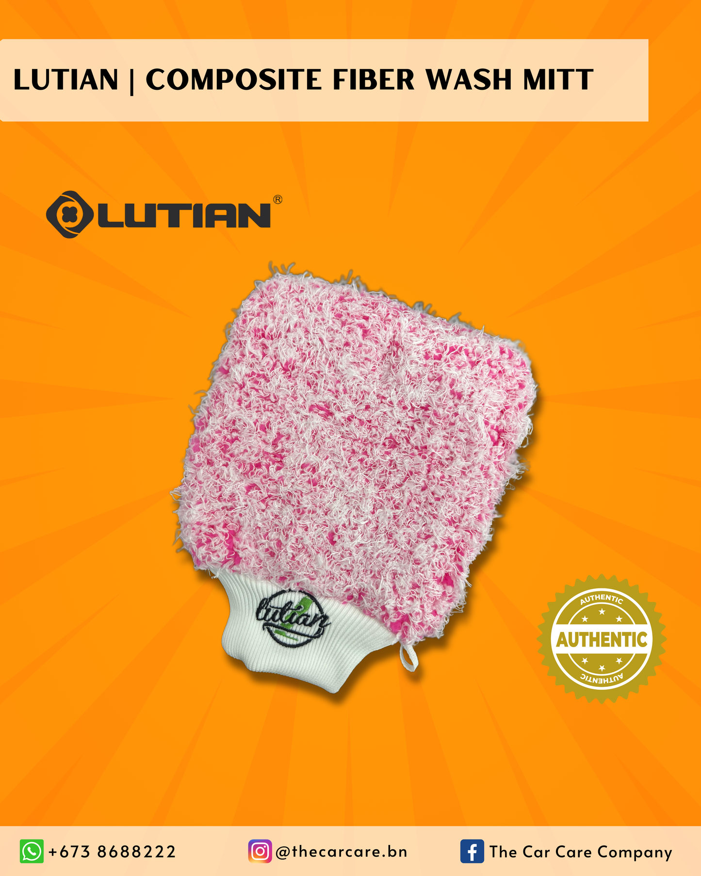 Composite Fiber Wash Mitt