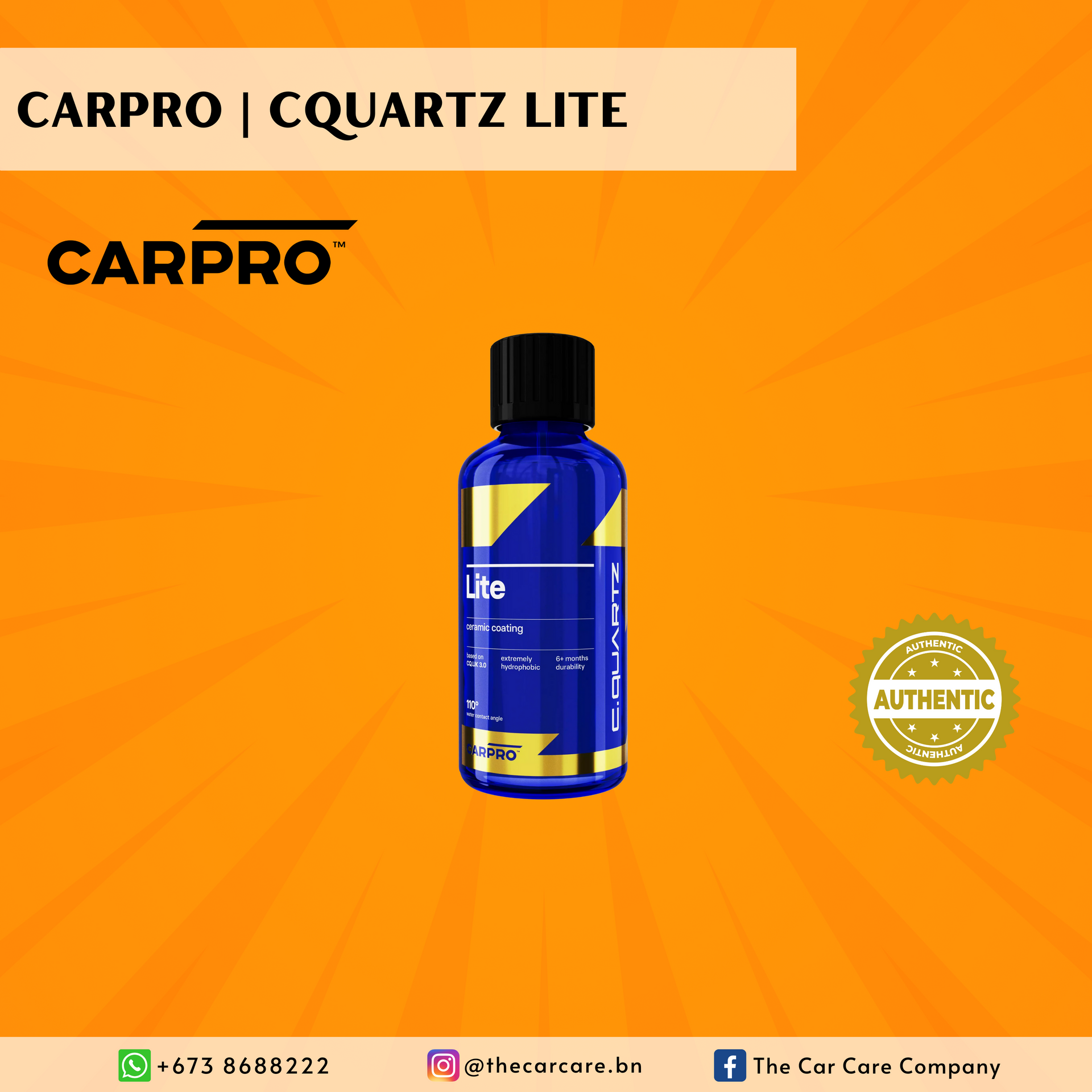 CQuartz Lite – The Car Care Company