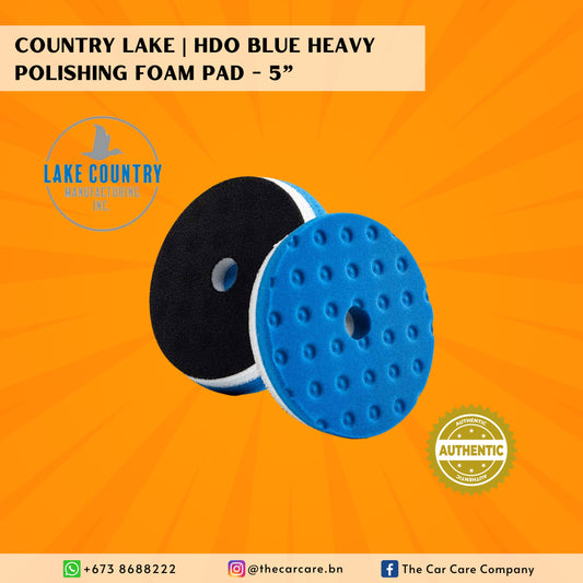 HDO Blue Heavy Polishing Foam Pad - 5"