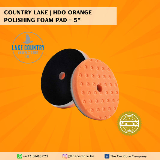 HDO Orange Polishing Foam Pad - 5"