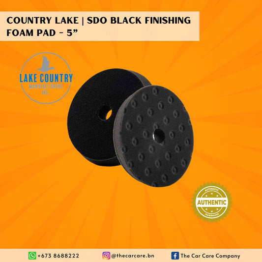 SDO Black Finishing Foam Pad - 5"