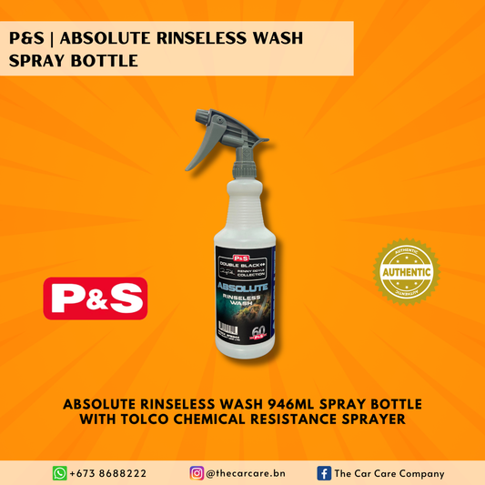 Absolute Rinseless Wash Spray Bottle