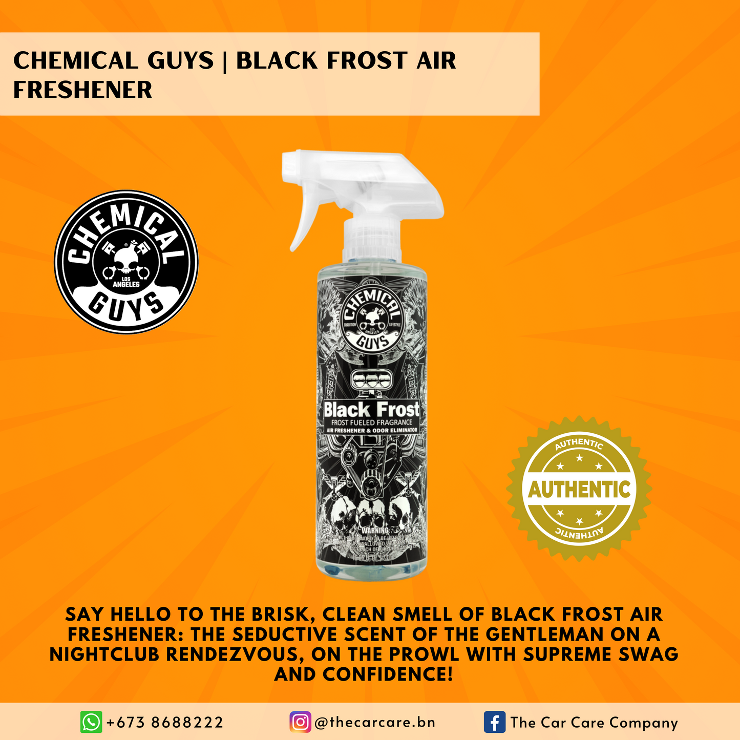 Black Frost Air Freshener