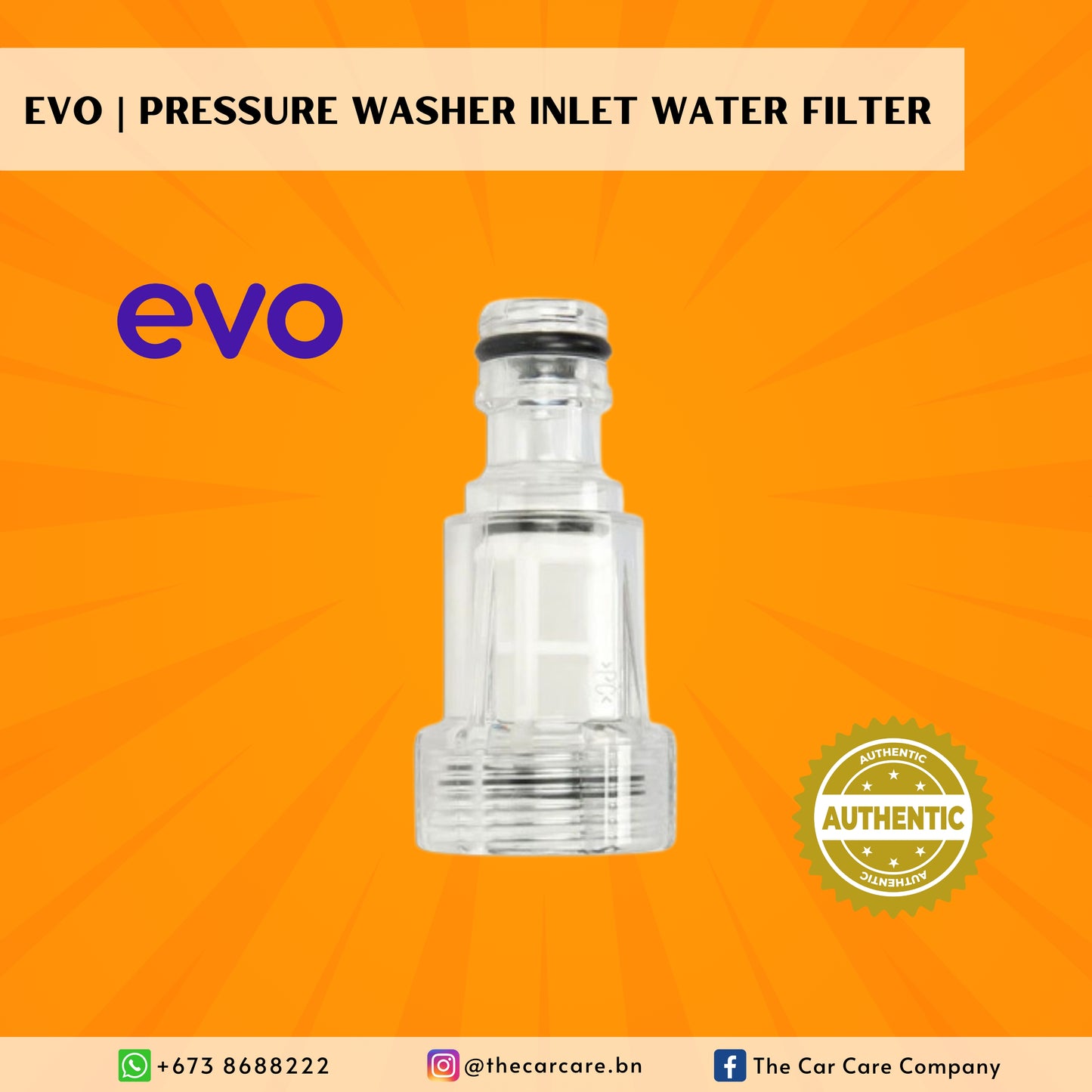 Pressure Washer Inlet Water Filter