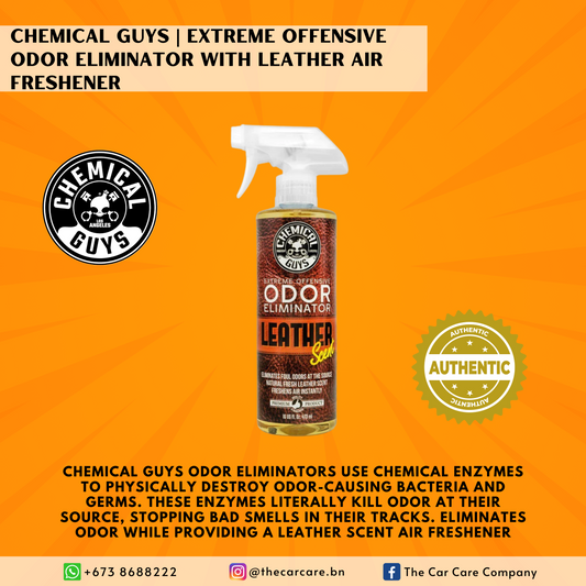 Extreme Offensive Odor Eliminator With Leather Air Freshener