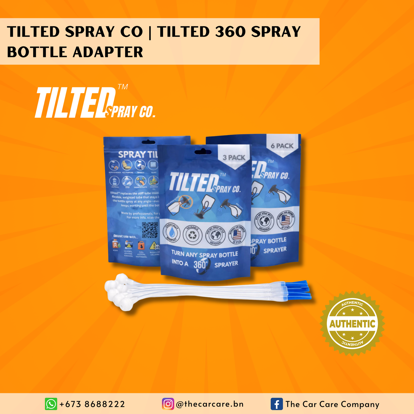 Tilted 360 Spray Bottle Adapter