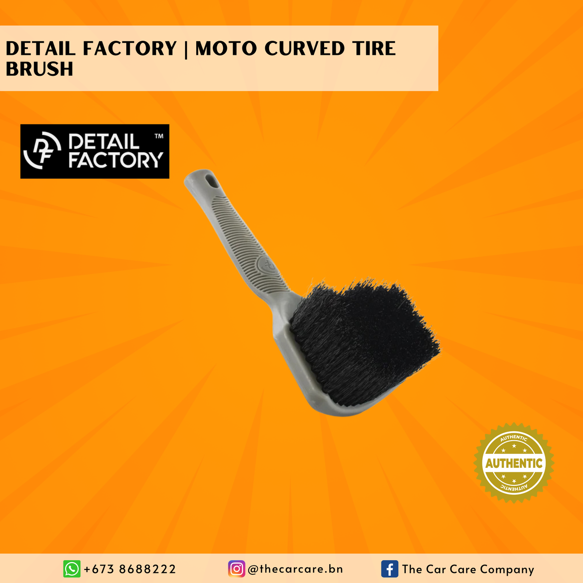Moto Curved Tire Brush