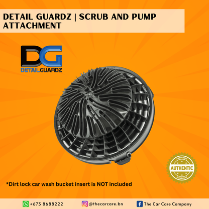 Dirt Lock Scrub & Pump Attachment - Black