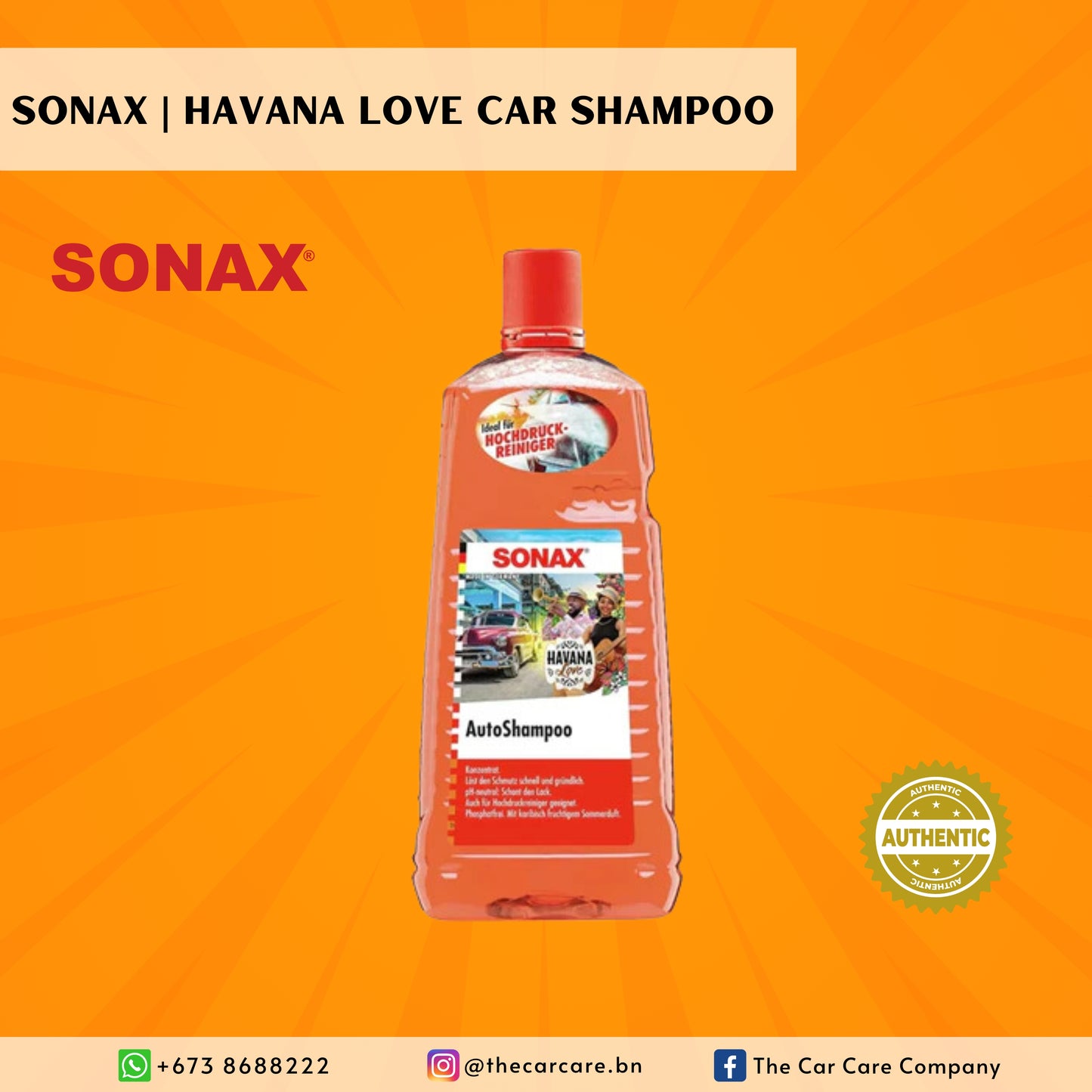 Havana Love Car Shampoo