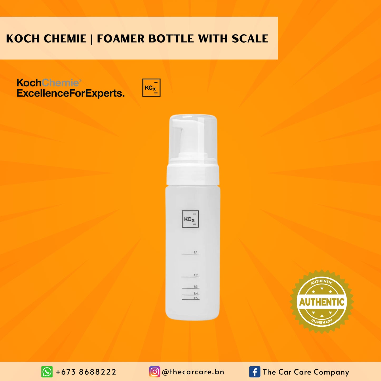 Foamer Bottle with Scale