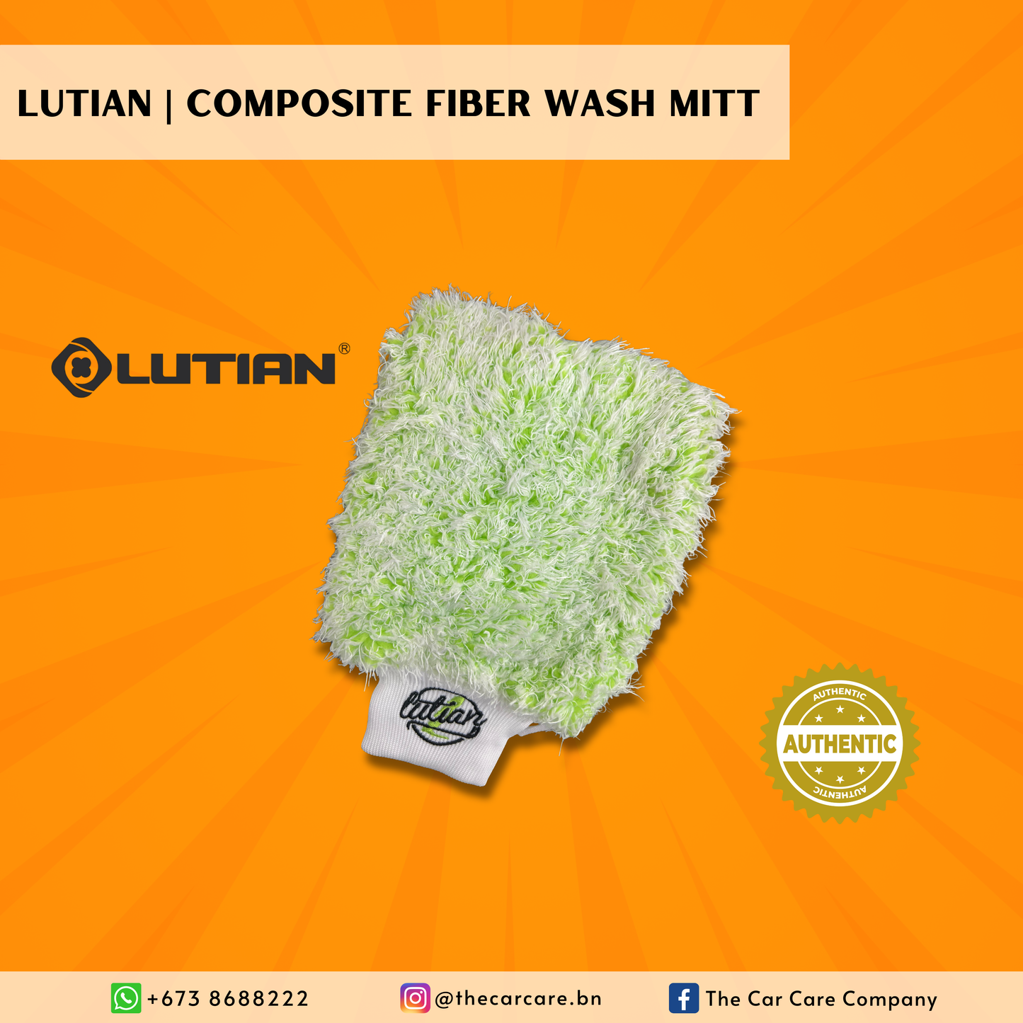 Composite Fiber Wash Mitt