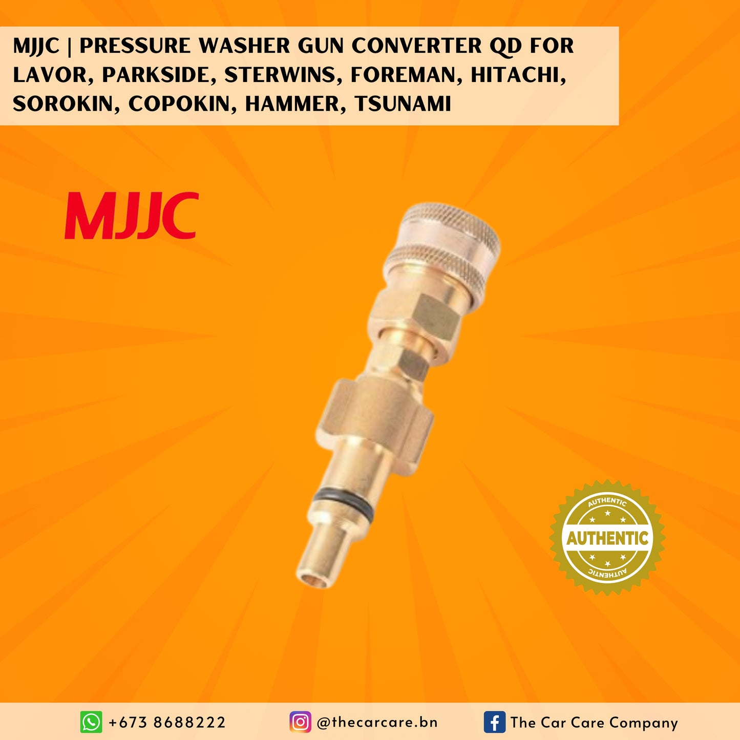 Pressure Washer Gun Converter QD