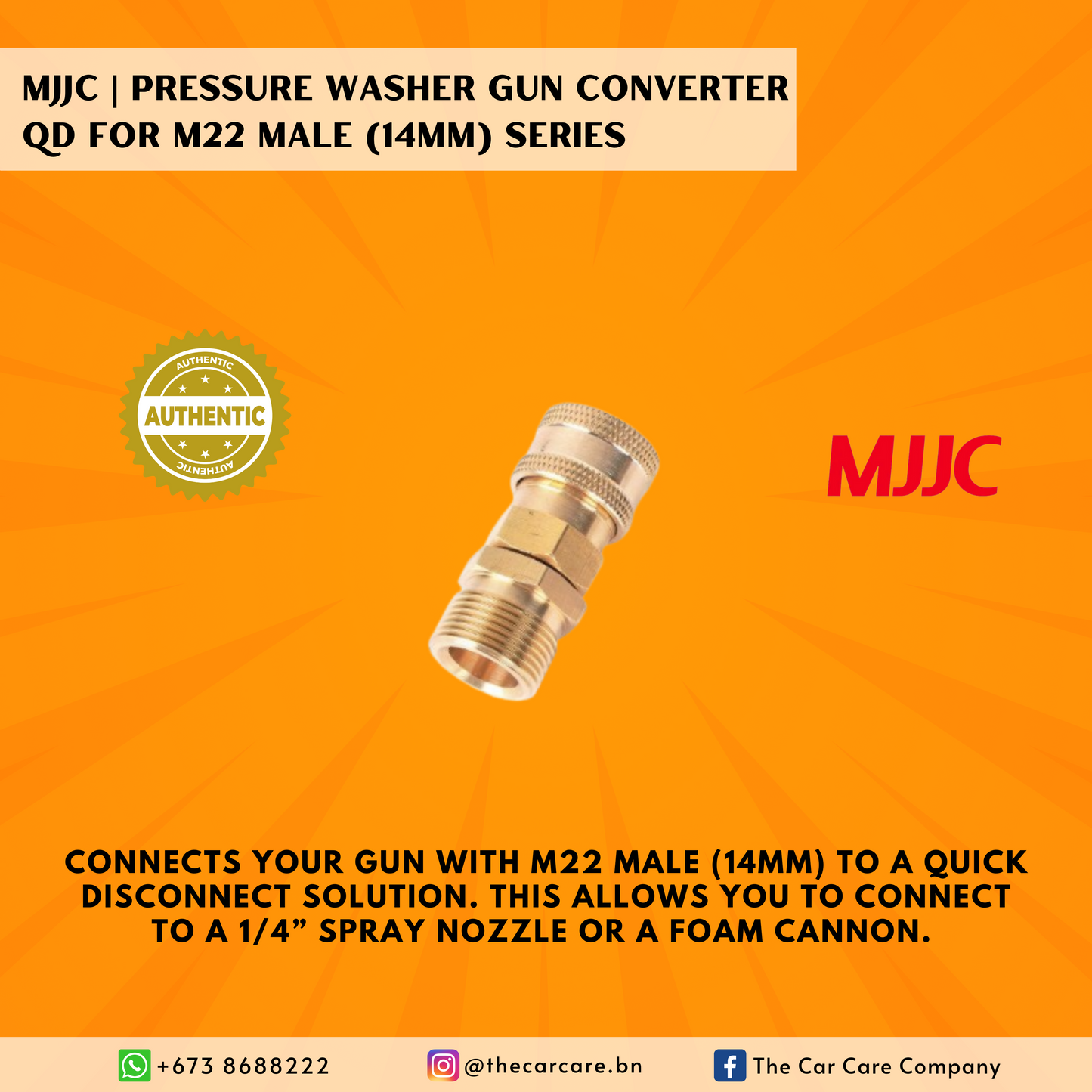 Pressure Washer Gun Converter QD