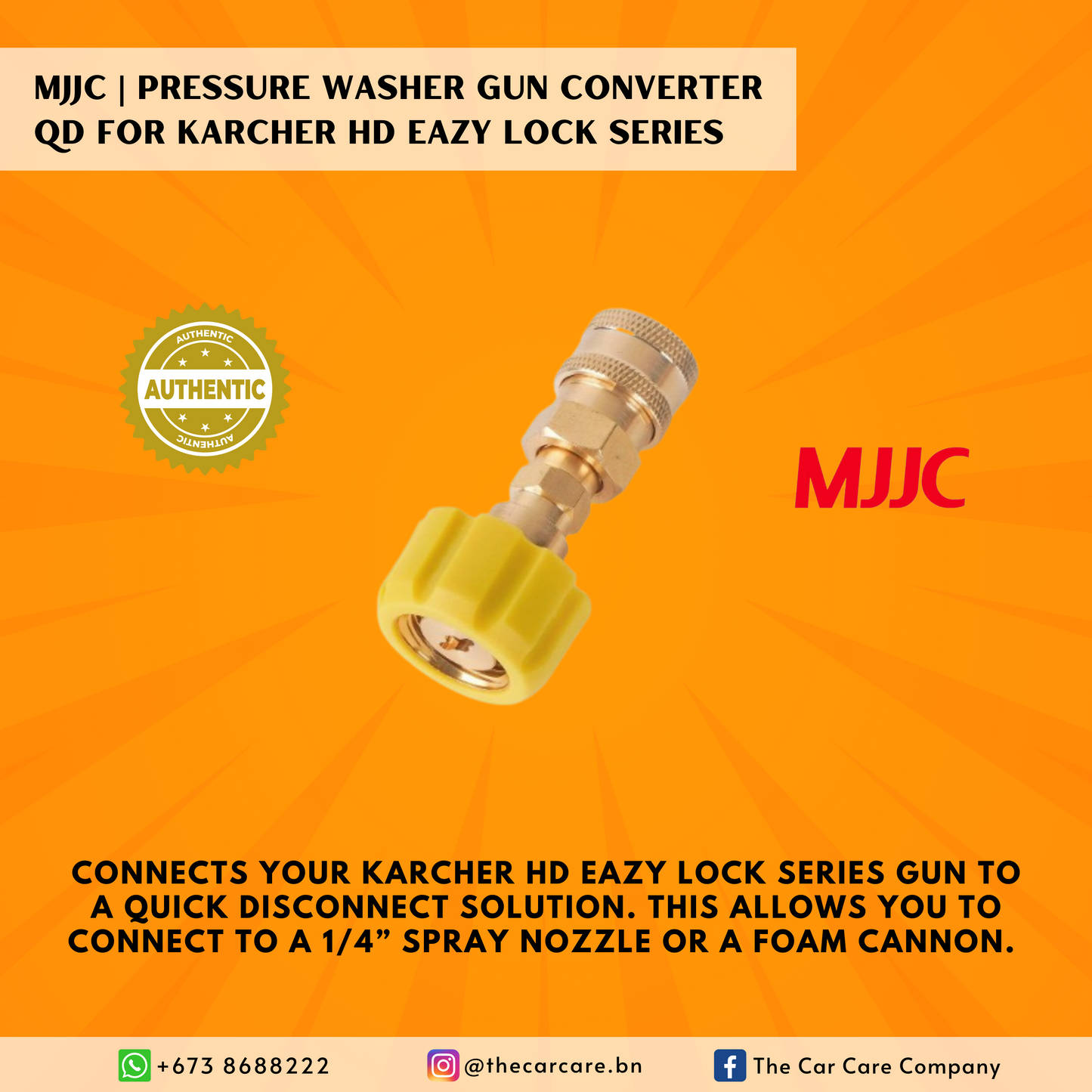 Pressure Washer Gun Converter QD