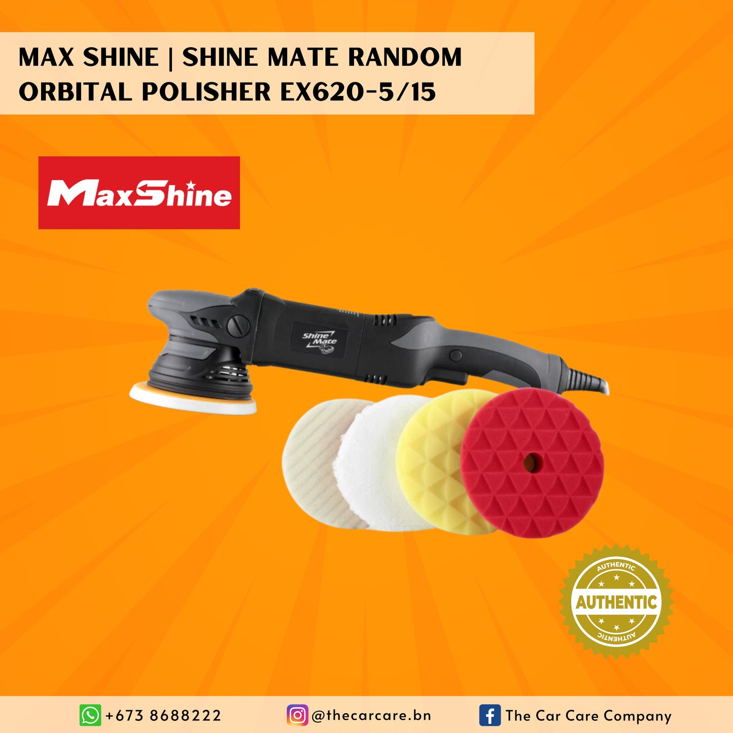 Shine Mate Random Orbital Polisher EX620-5/15