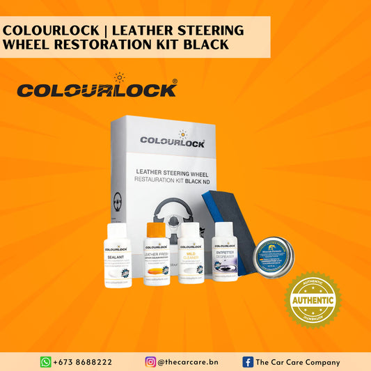 Leather Steering Wheel Restoration Kit Black